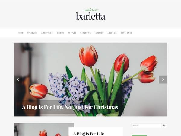Barletta WordPress travel blog theme