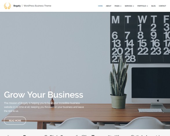 Bogaty Business WordPress Theme