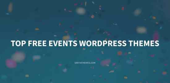 Top 10 Free Events WordPress Themes